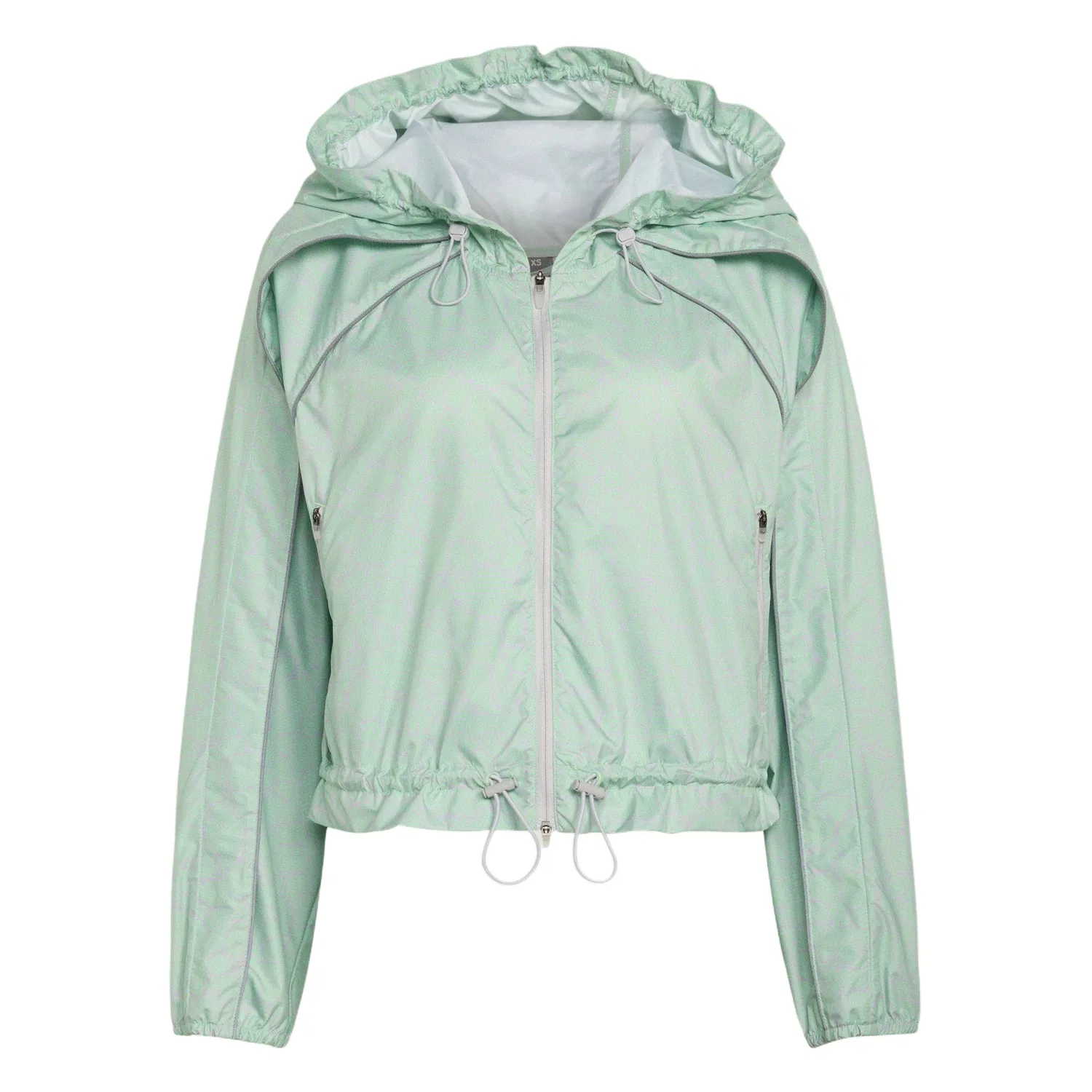 Куртка беговая Stella McCartney RUNNING PRINT JACKET Running Coat женская Adidas, Honor Mint Green
