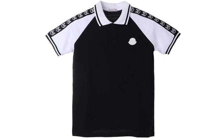 

Детская футболка Moncler, черная