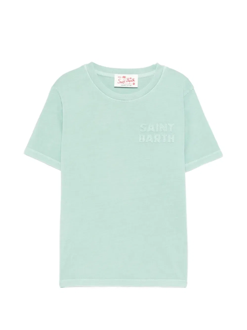 Футболка Portofino Jr с тиснением MC2 Saint Barth Kids, зеленый