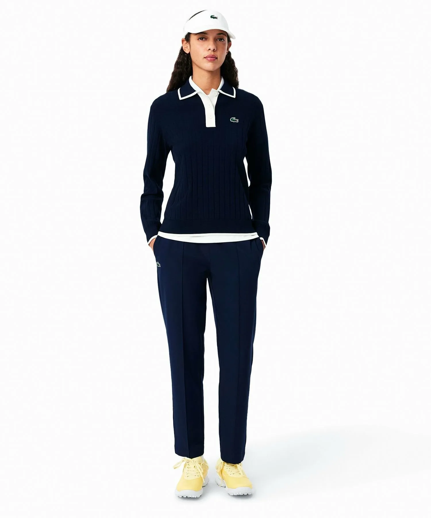 Брюки LACOSTE Navy зауженного кроя с UPF30+ — фото 2