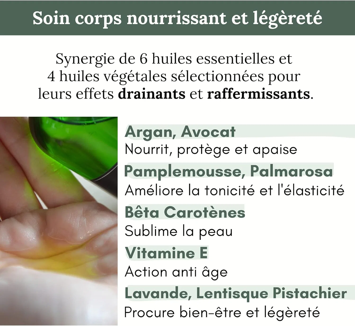 Масло для тела Organic & Vegan Body Oil, LES HUILETTES, 90 мл — фото 3