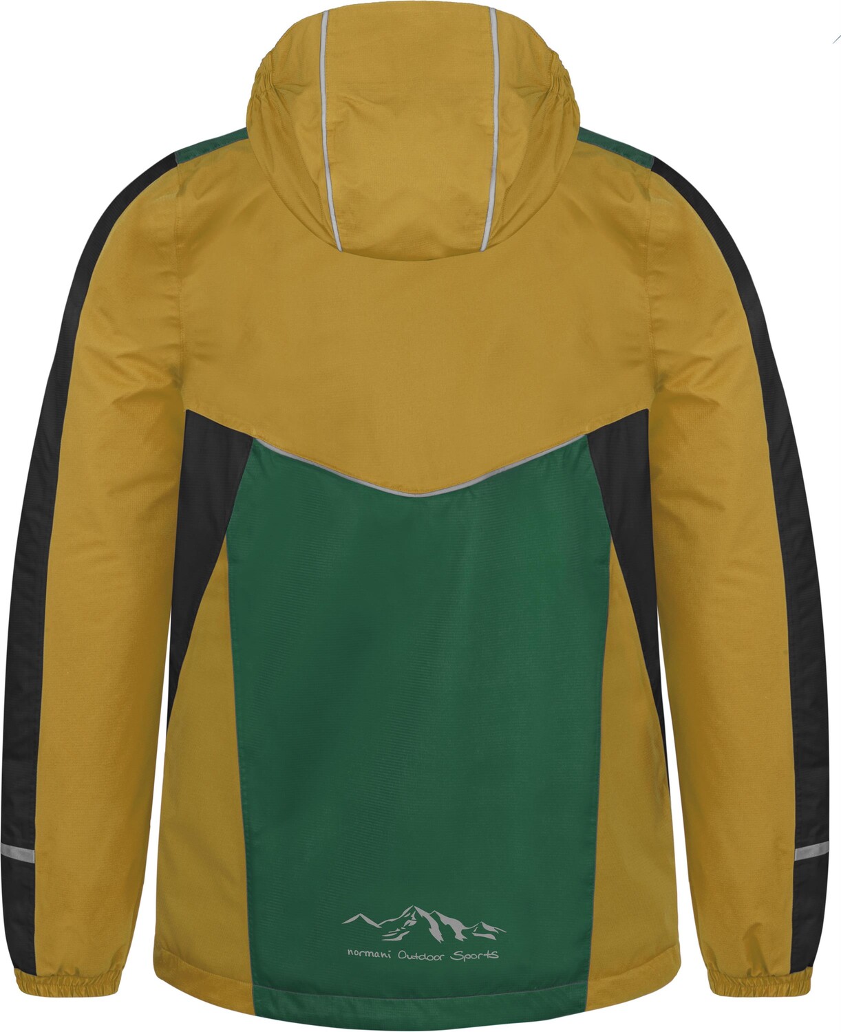 Дождевик Normani Outdoor Sports Kinder Puyallup, желтый — фото 3