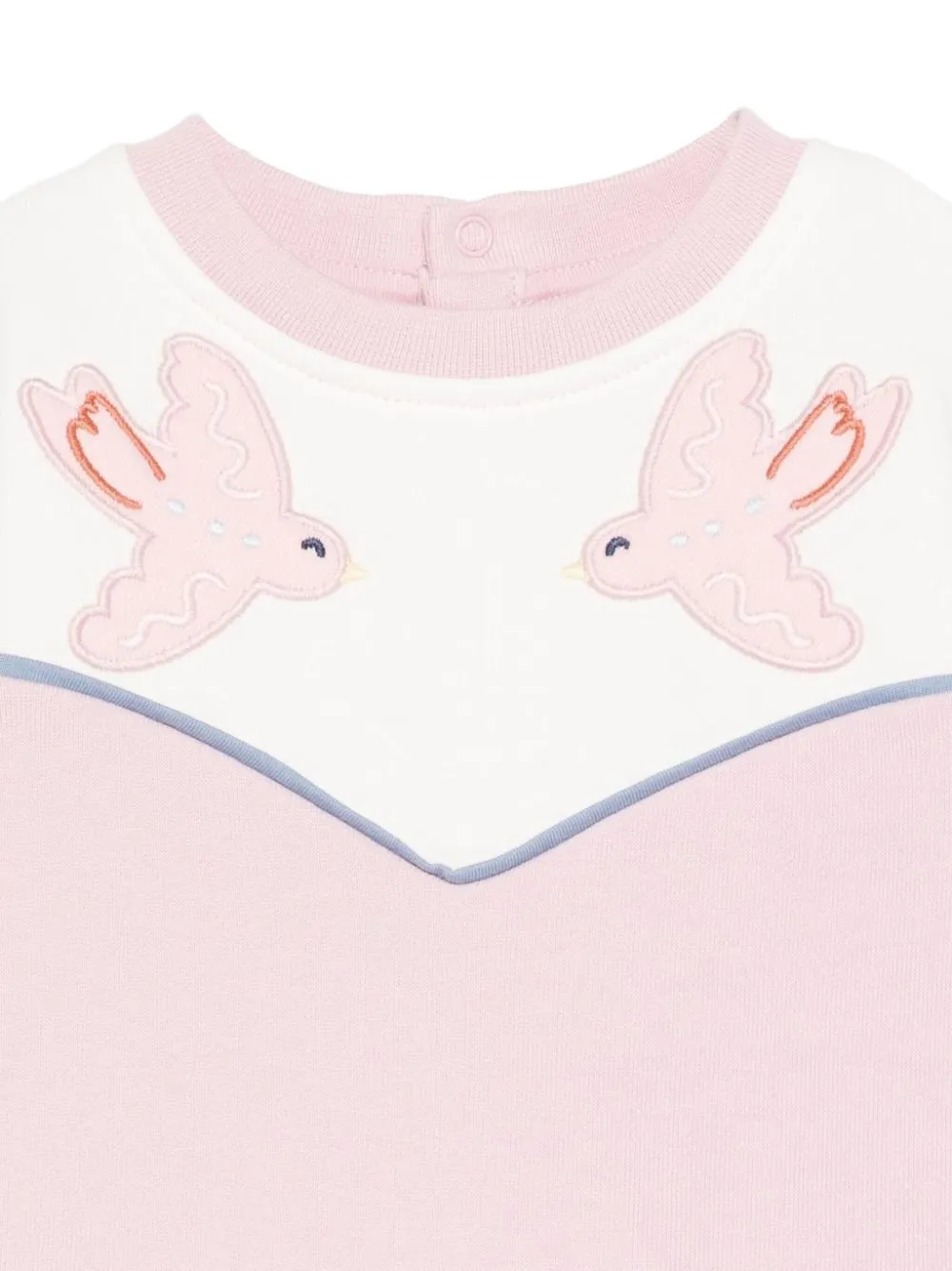 Свитшот с аппликацией Stella Mccartney Kids, розовый — фото 3