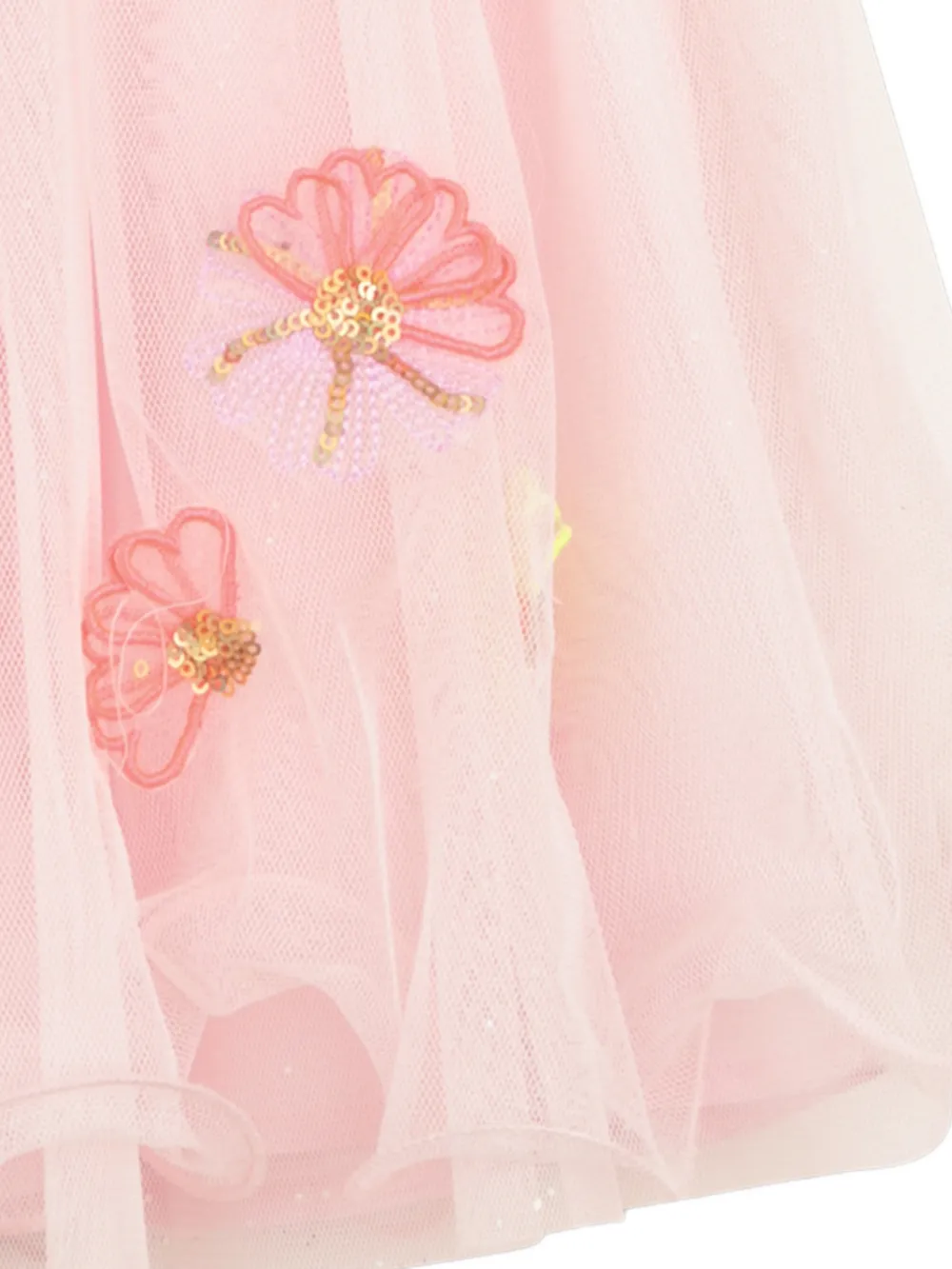 Декорированная юбка из тюля Billieblush, розовый — фото 3