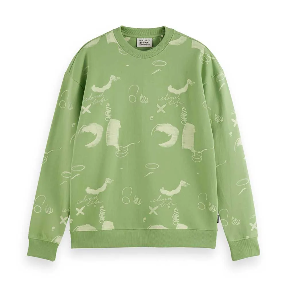 

Толстовка Scotch & Soda 180076 Relaxed Fit, зеленый