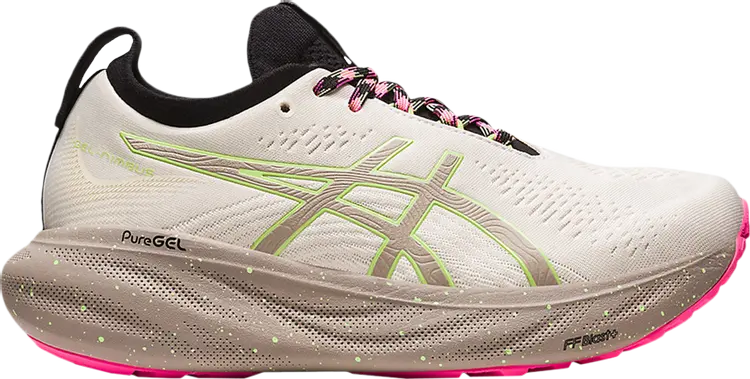 Кроссовки Wmns Gel Nimbus 25 TR 'Nature Bathing - Lime Green', кремовый