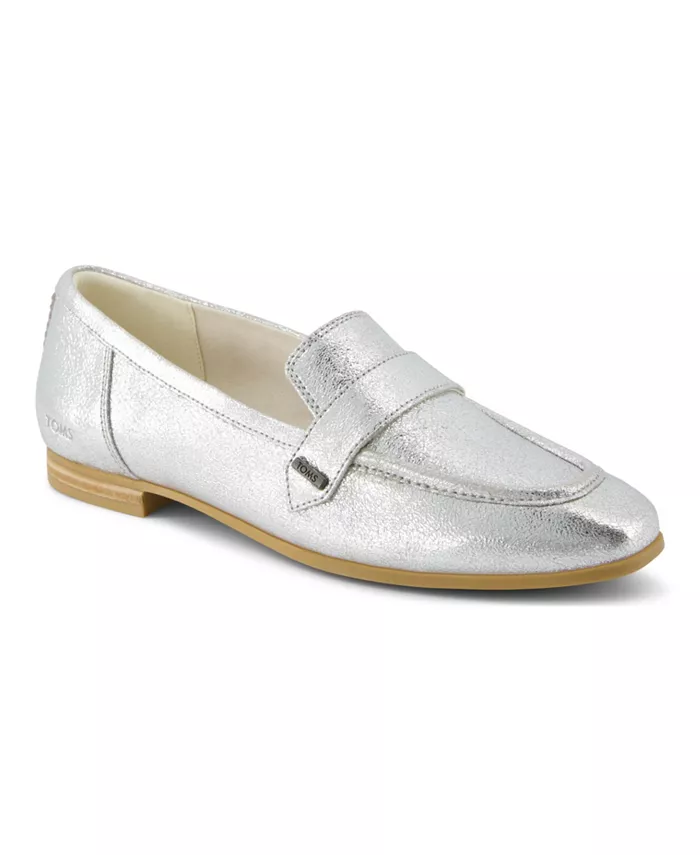 Женские лоферы Lynette без шнуровки TOMS, серебряный