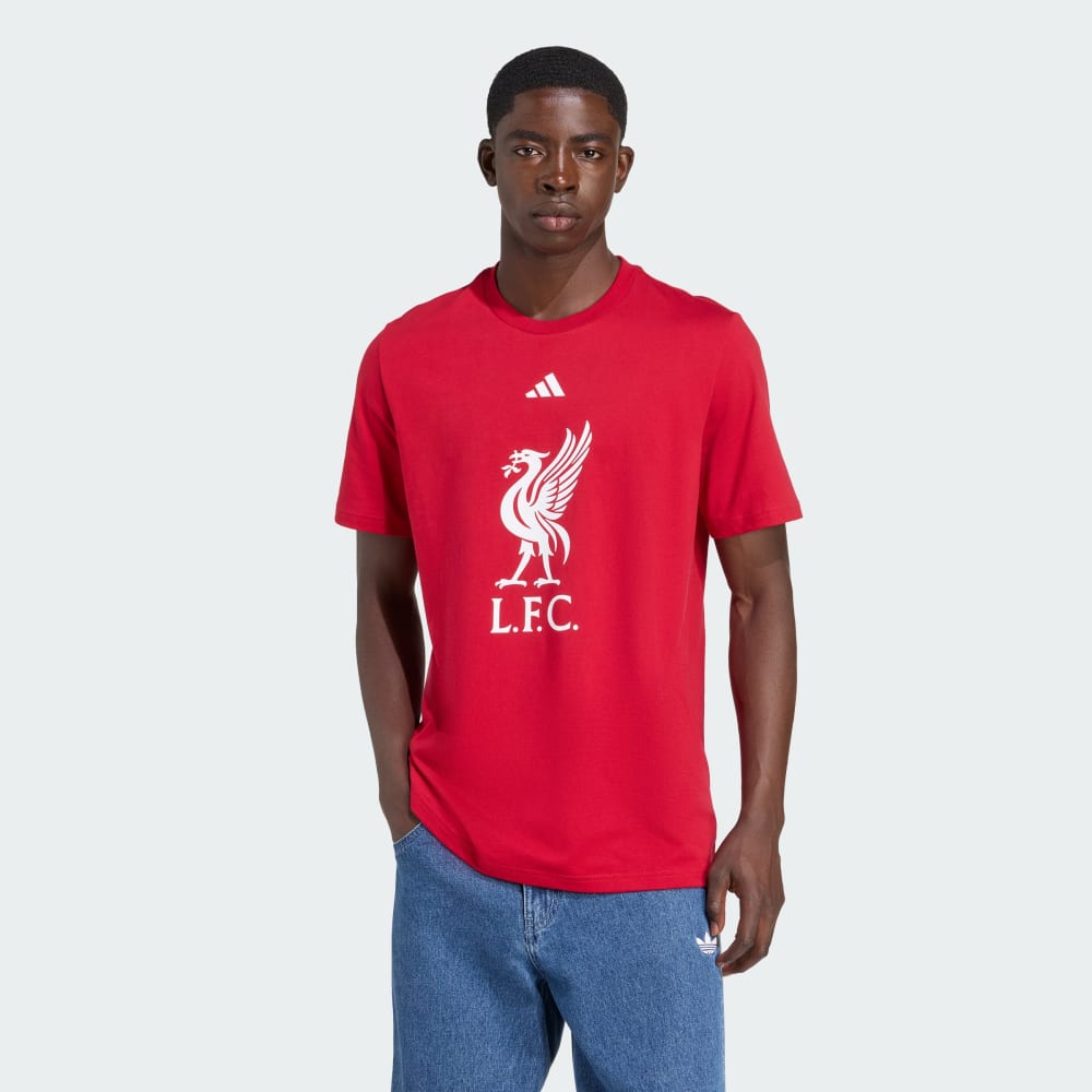 

Футболка Adidas Liverpool FC DNA Graphic Tee, цвет Strawberry Red