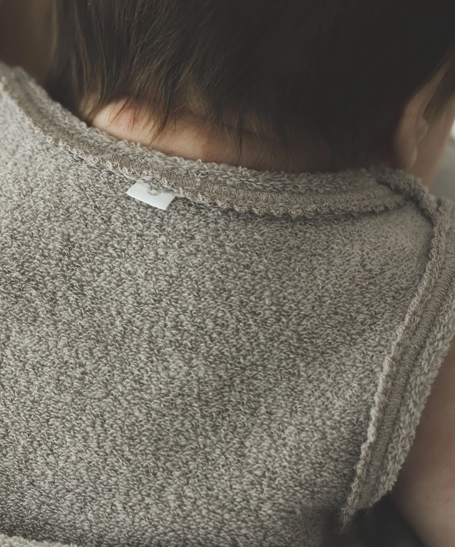 smile cotton × Kodomo Beams / Эксклюзивный махровый комбинезон без рукавов (70-80 см) — фото 4