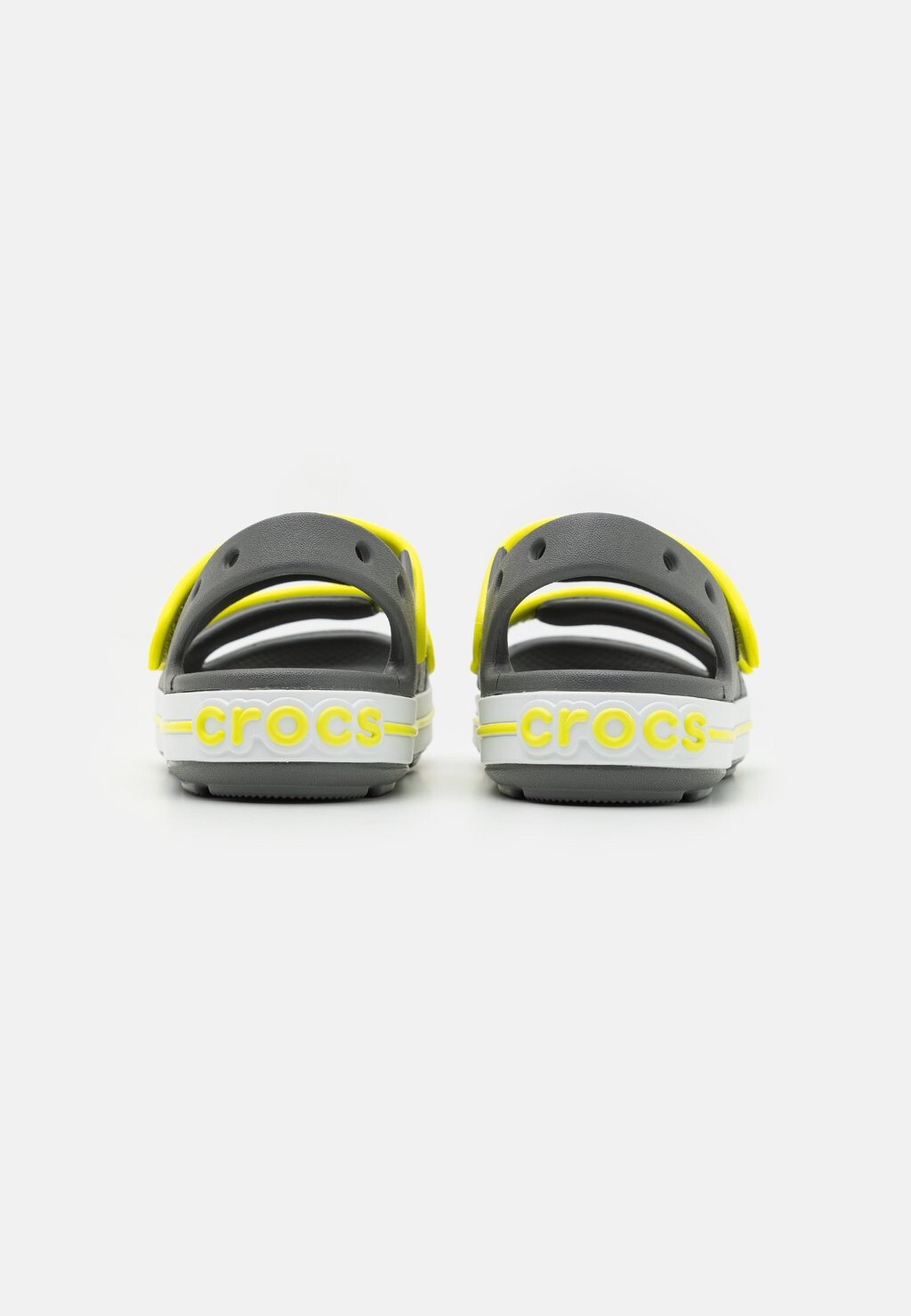 

Сандалии для купания Crocband Cruiser Unisex Crocs, сланцево-серый/кислотность