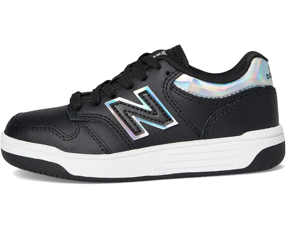 Кроссовки New Balance Kids B480 (Little Kid), Black/White — фото 4