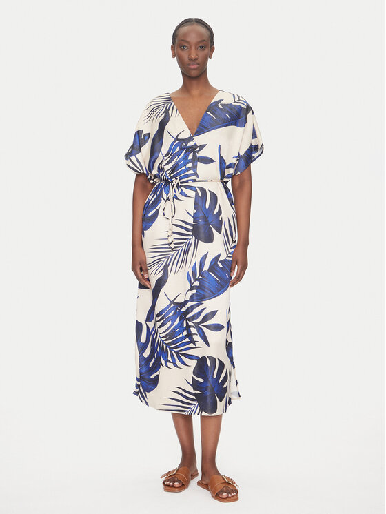 

Летнее платье свободного покроя Vina 10327430 Vero Moda, бежевый