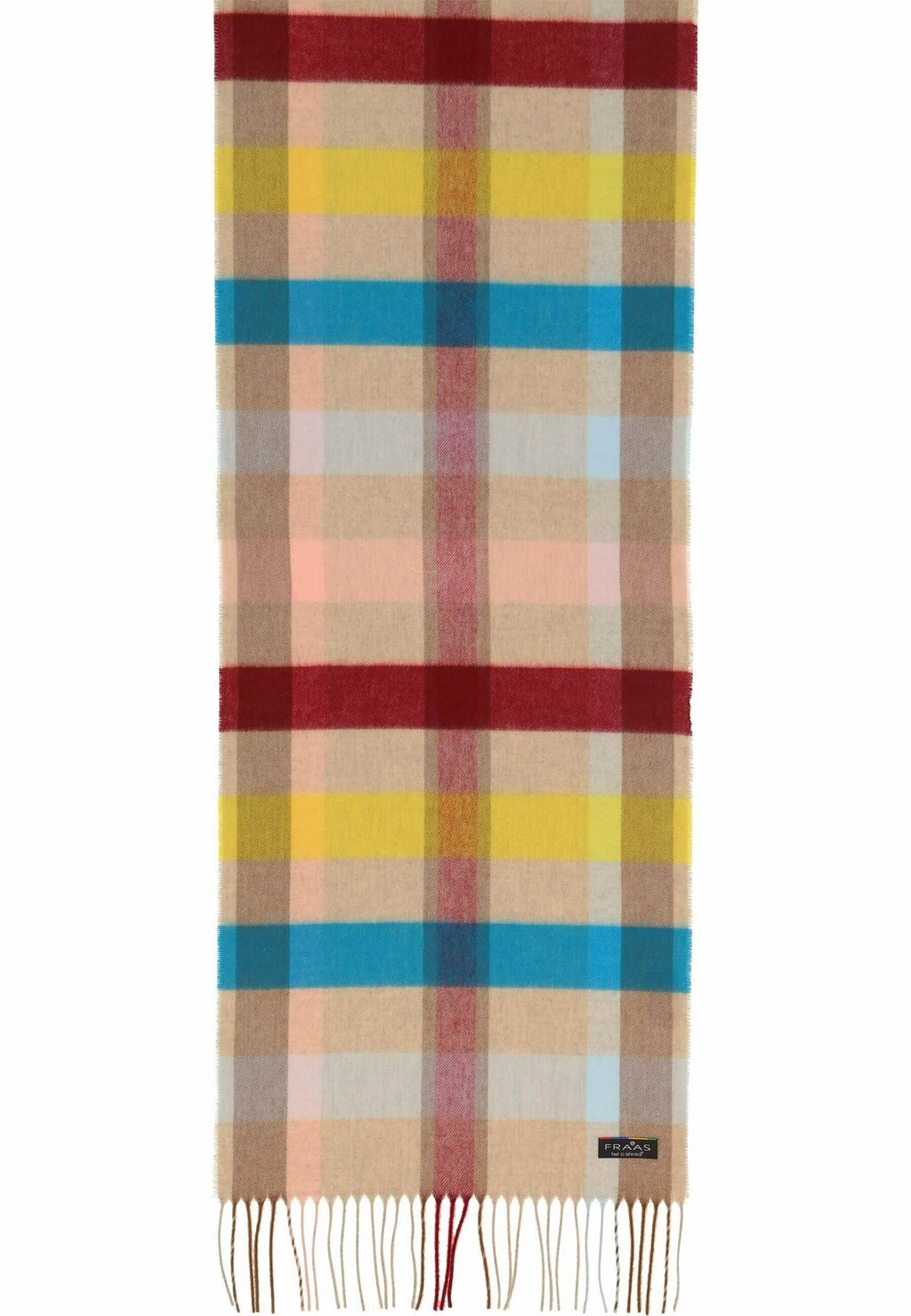 

Шарф CHECKED CASHMINK MADE IN GERMANY FRAAS, бежевый