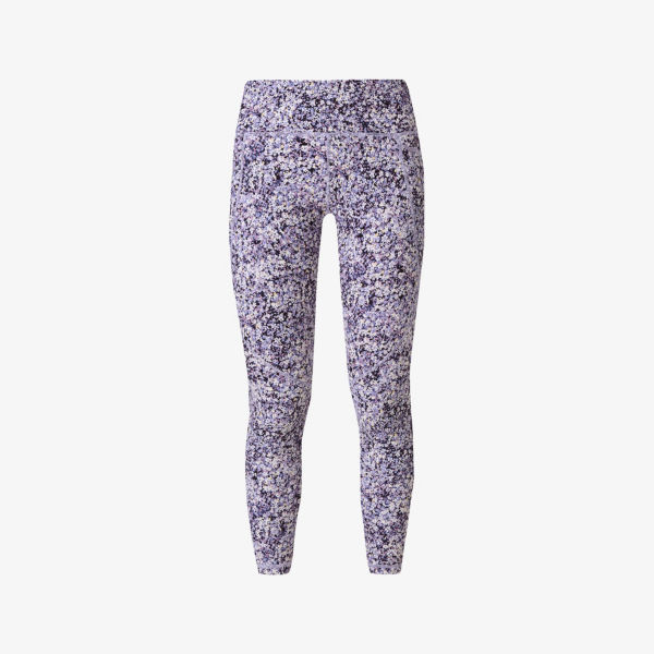

Графические тренировочные леггинсы Power 7/8 из эластичного джерси Sweaty Betty, фиолетовый