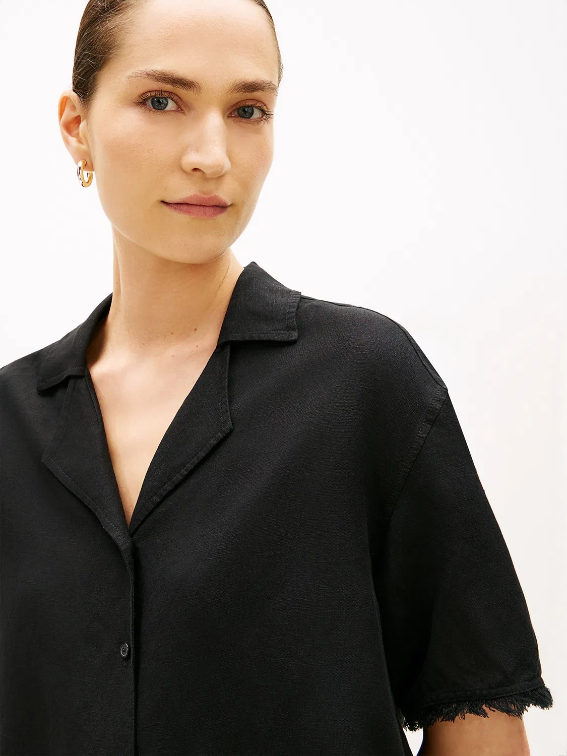 Блузка Tommy Hilfiger, Black — фото 4