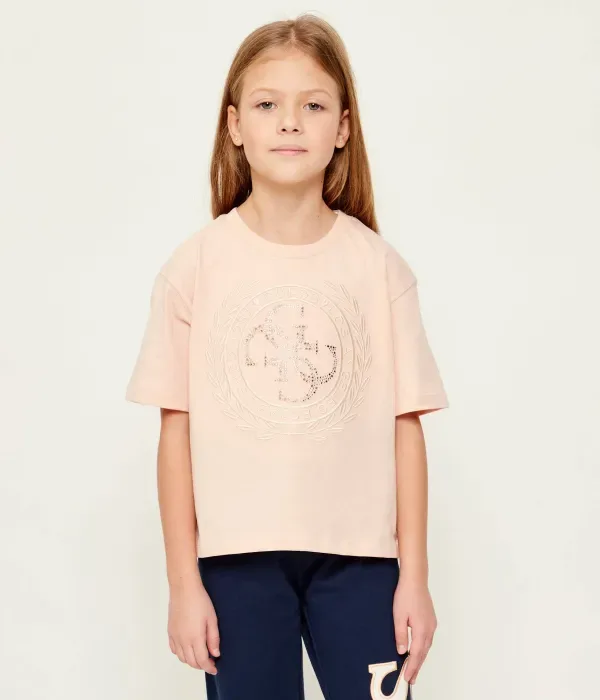 Футболка regular fit Guess, персиковый