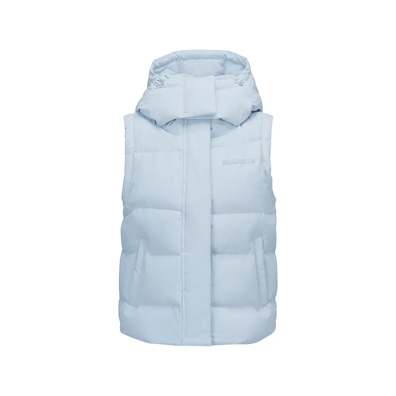 

Skechers Женская пуховая жилетка, Xenon Gas Blue-0356