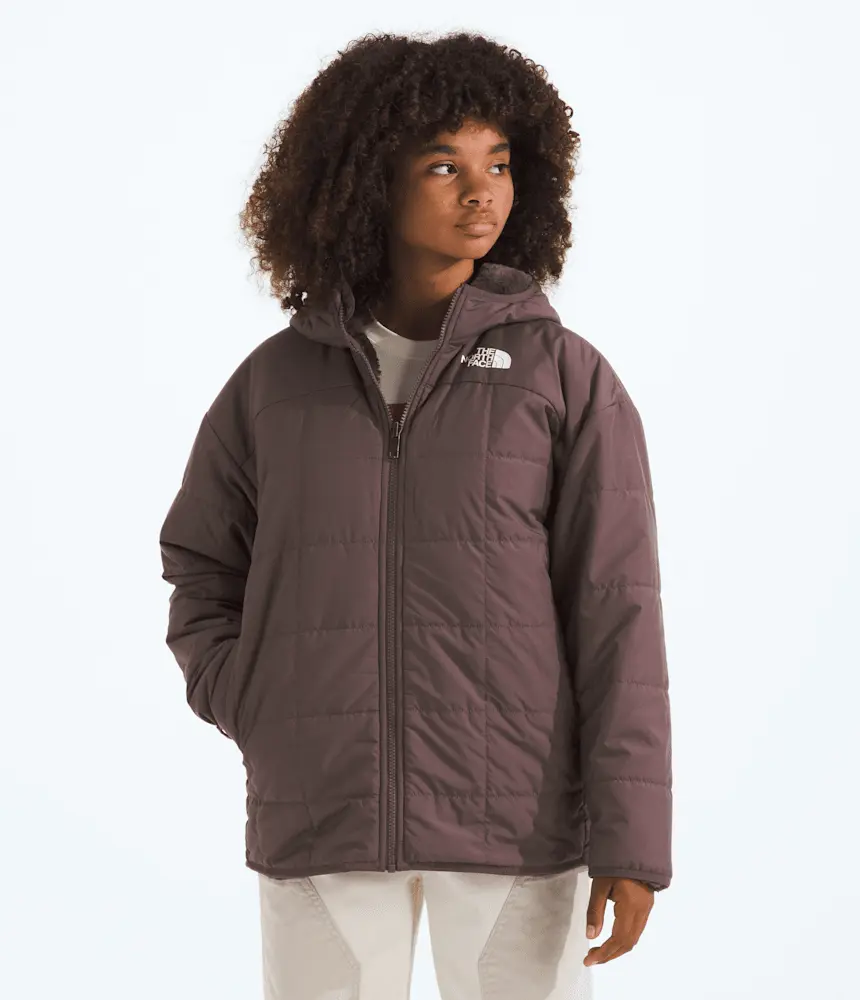 

Двусторонняя короткая парка Shasta для девочек The North Face, Tawny Quartz