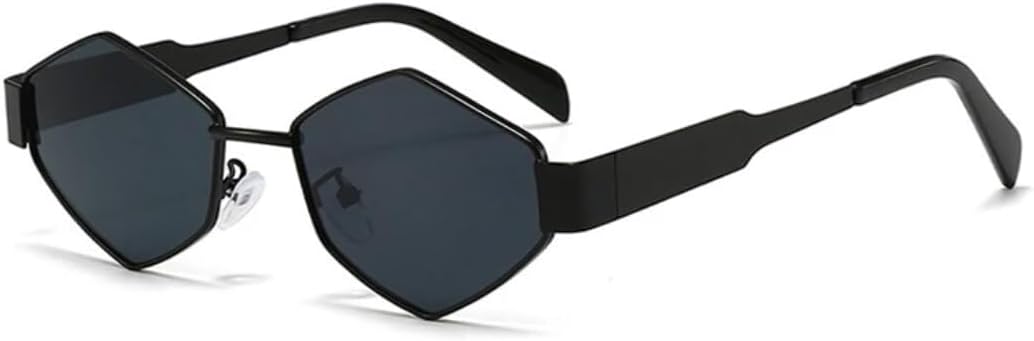 

Солнцезащитные очки с защитой UV400 | Металлическая оправа, панк, градиентные линзы | Для женщин и мужчин, для занятий спортом на открытом воздухе и вождения LXLHWN, Black Gray