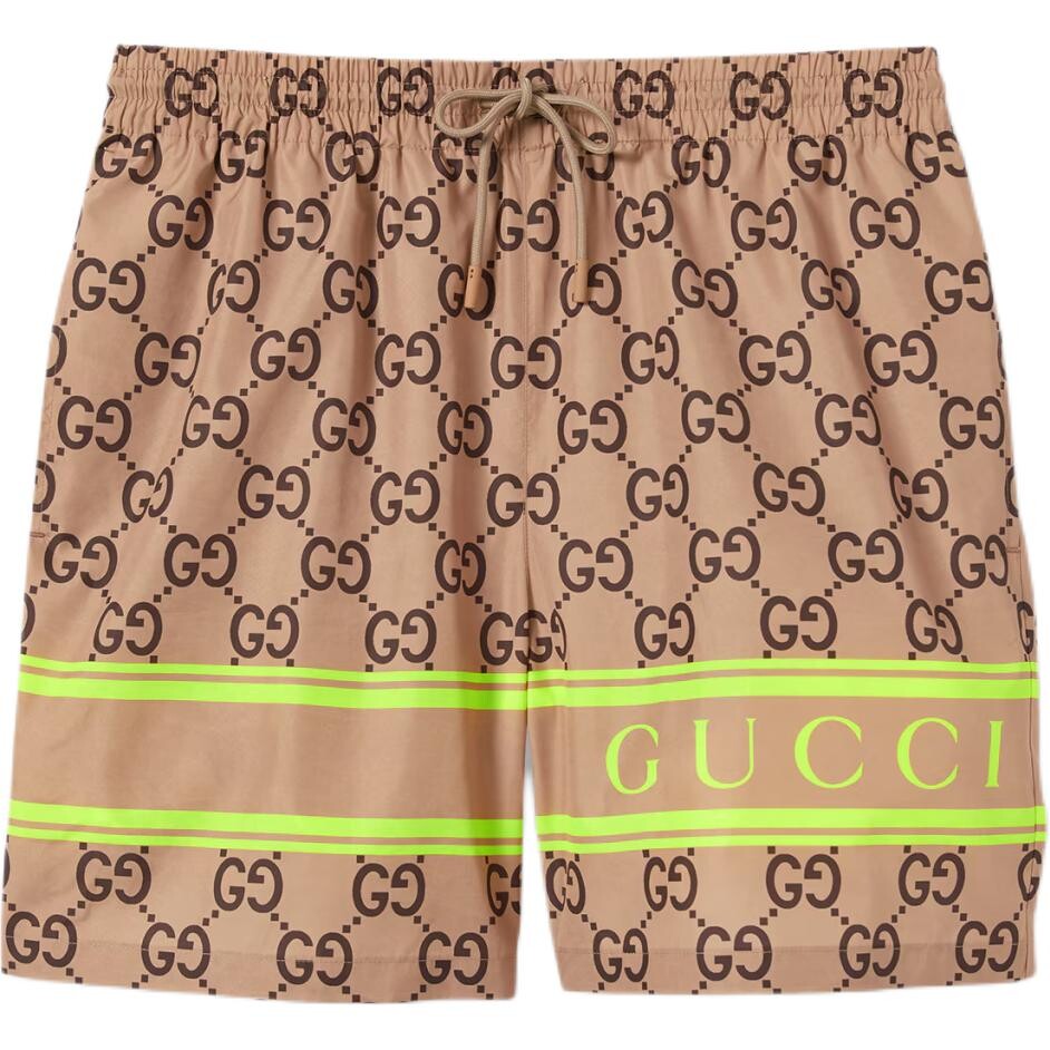 

Повседневные шорты мужские коричневые Gucci, коричневый