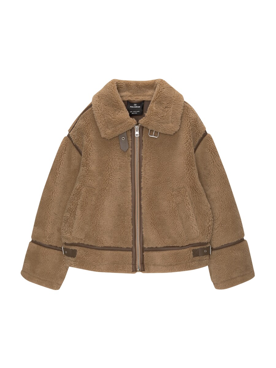 

Куртка межсезонная Pull&Bear, коричневый