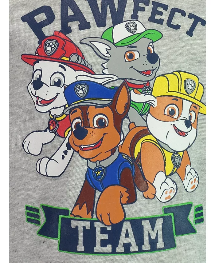 Флисовая толстовка Big Boys Chase Marshall Rubble Paw Patrol, серый — фото 2