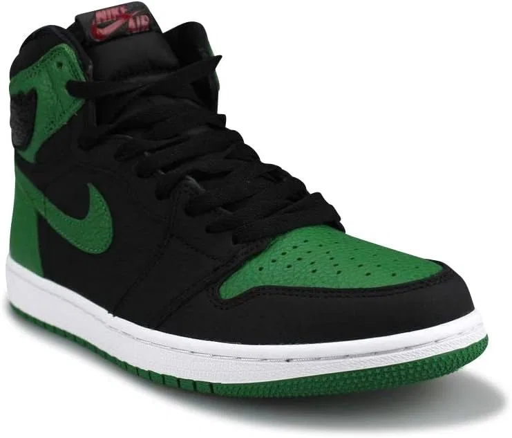 Кроссовки мужские Nike Air Jordan 1 Retro High OG, Black/White-pine Green/Gym Red — фото 3