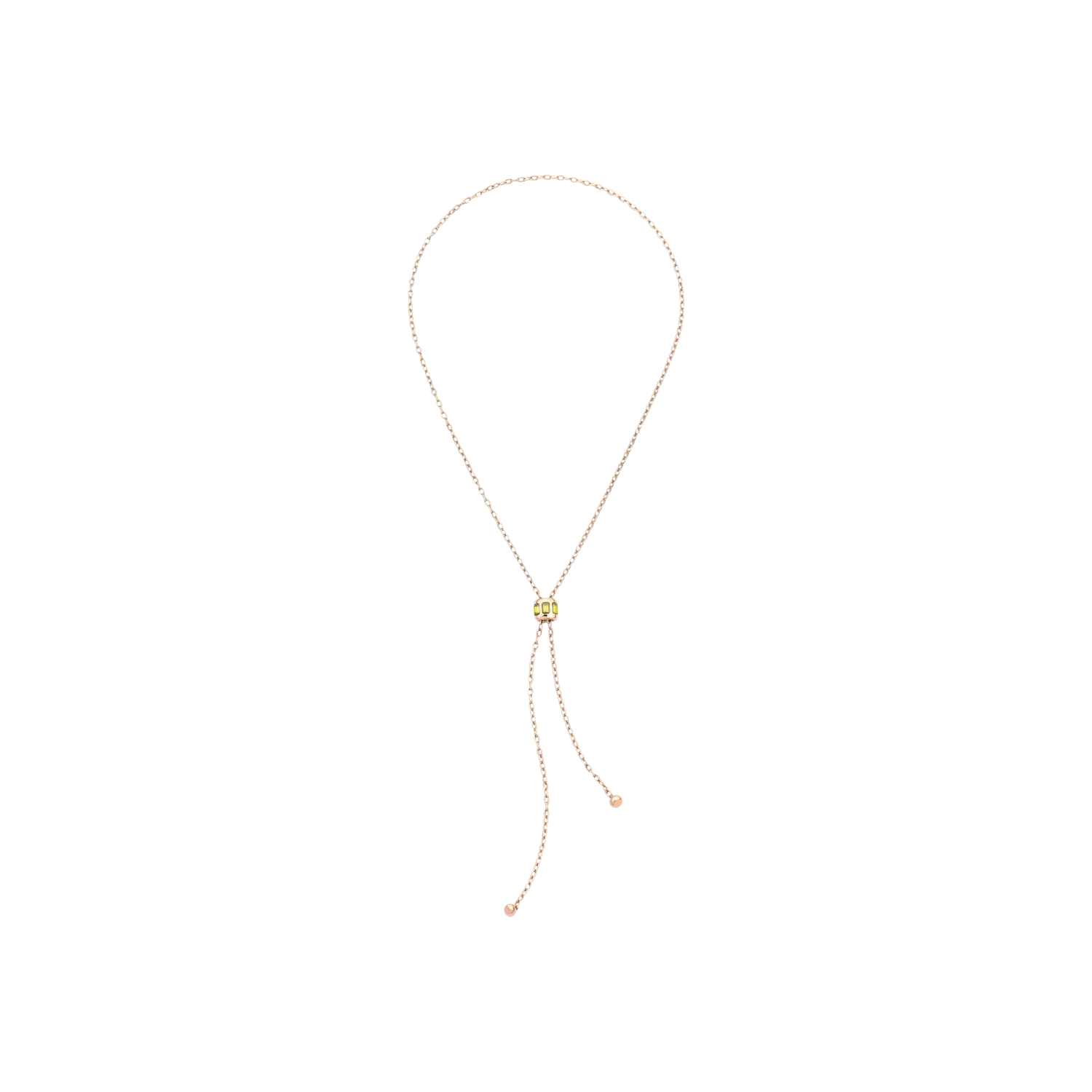 

Колье Pomellato Iconica из розового золота и перидота