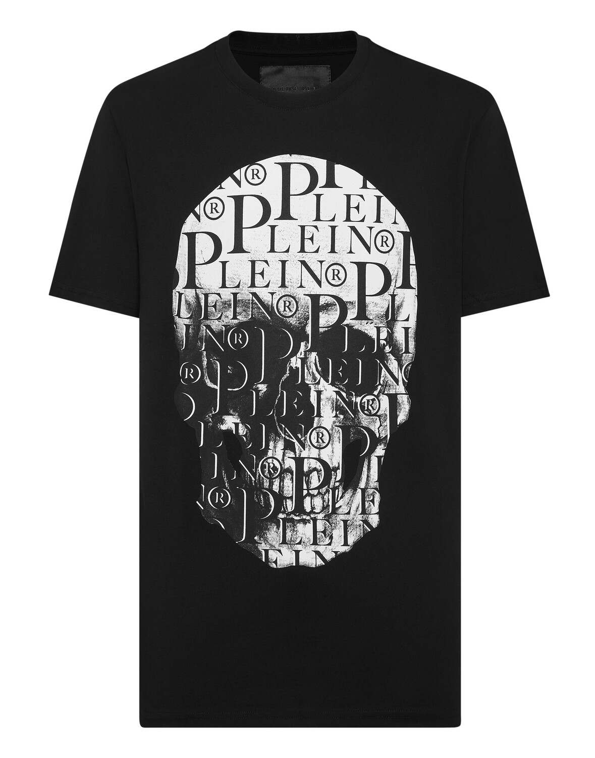 

Футболка Круглый вырез SS Принт Череп Philipp Plein, черный