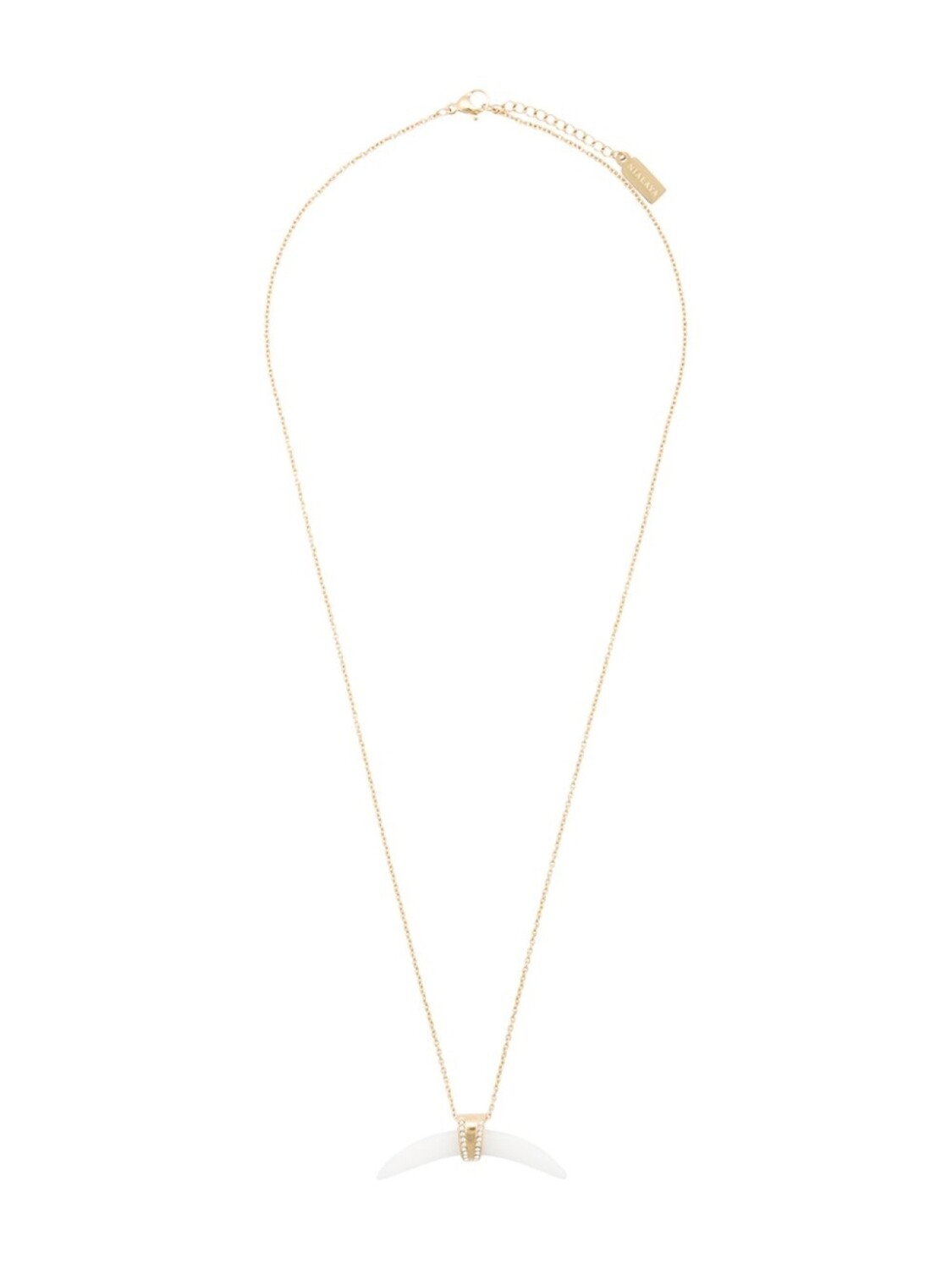 

Цепочка с подвеской Mother of Pearl Horn Nialaya Jewelry, белый