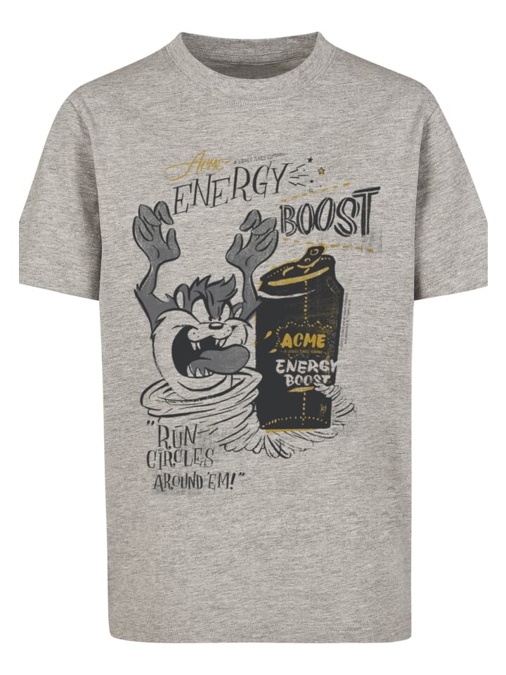 

Футболка F4NT4STIC Looney Tunes Taz Energy Boost, пестрый серый