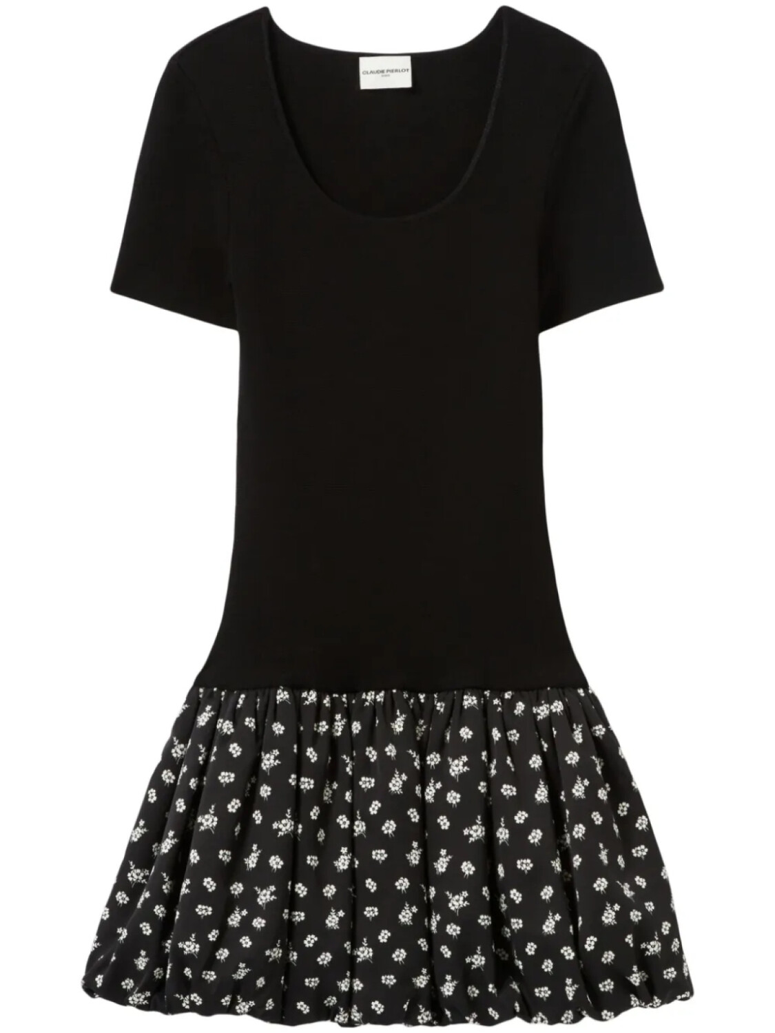 

Claudie Pierlot платье мини со вставками, черный