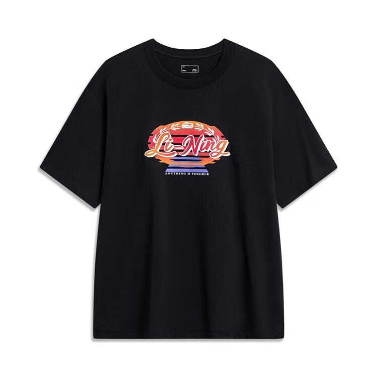 

LINING Футболка мужская, черный