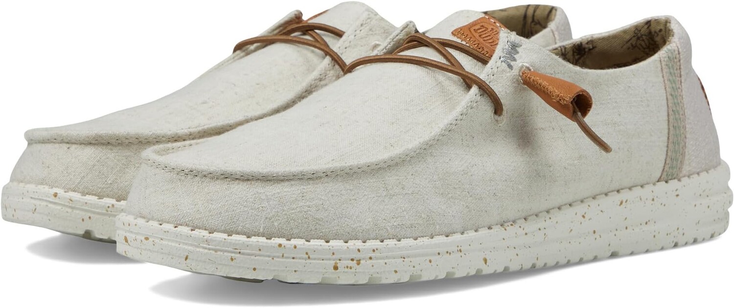 

Кроссовки Wendy Washed Canvas Slip-On Casual Shoes Hey Dude, цвет Cream
