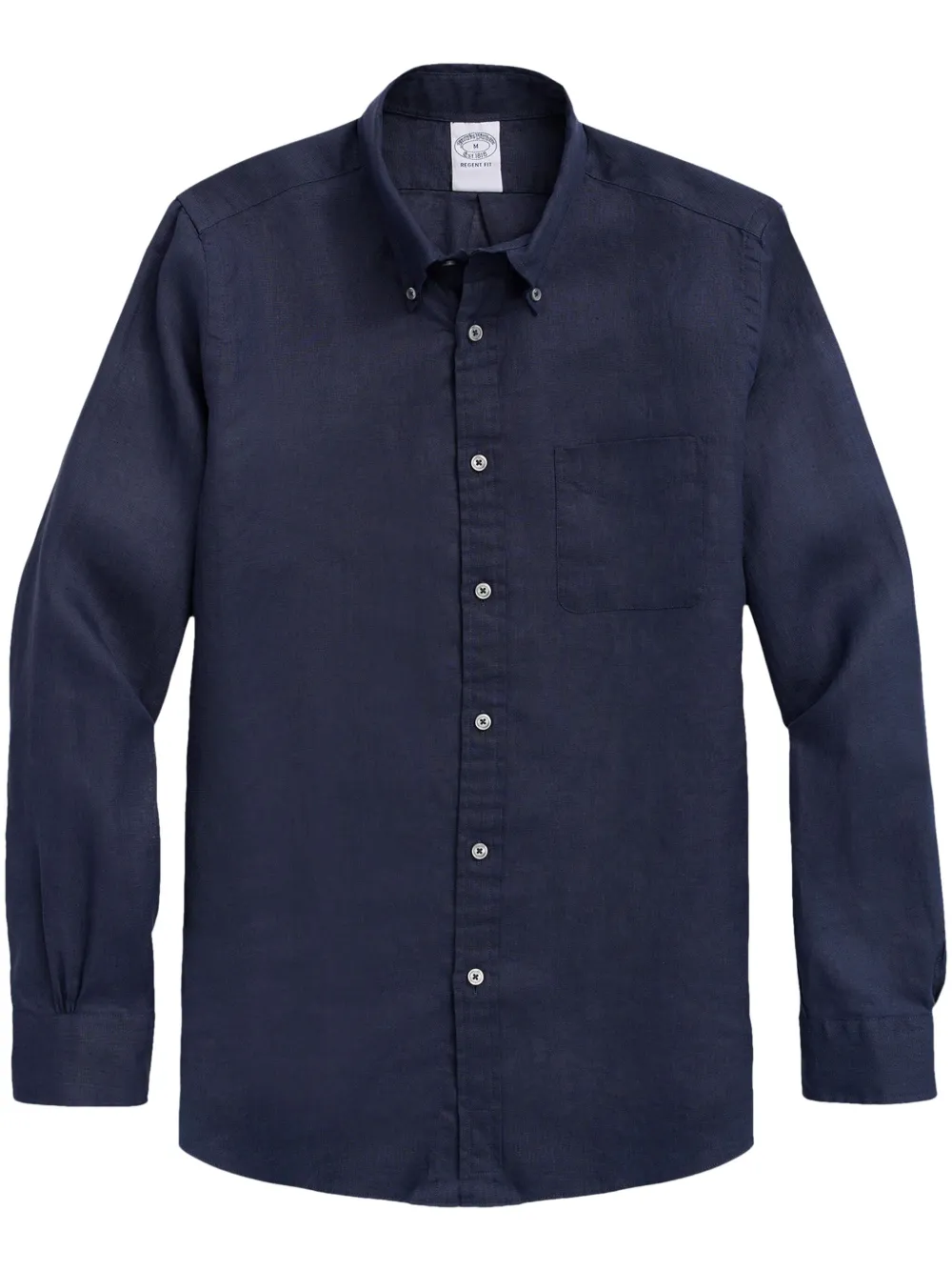 

Льняная рубашка Brooks Brothers, синий