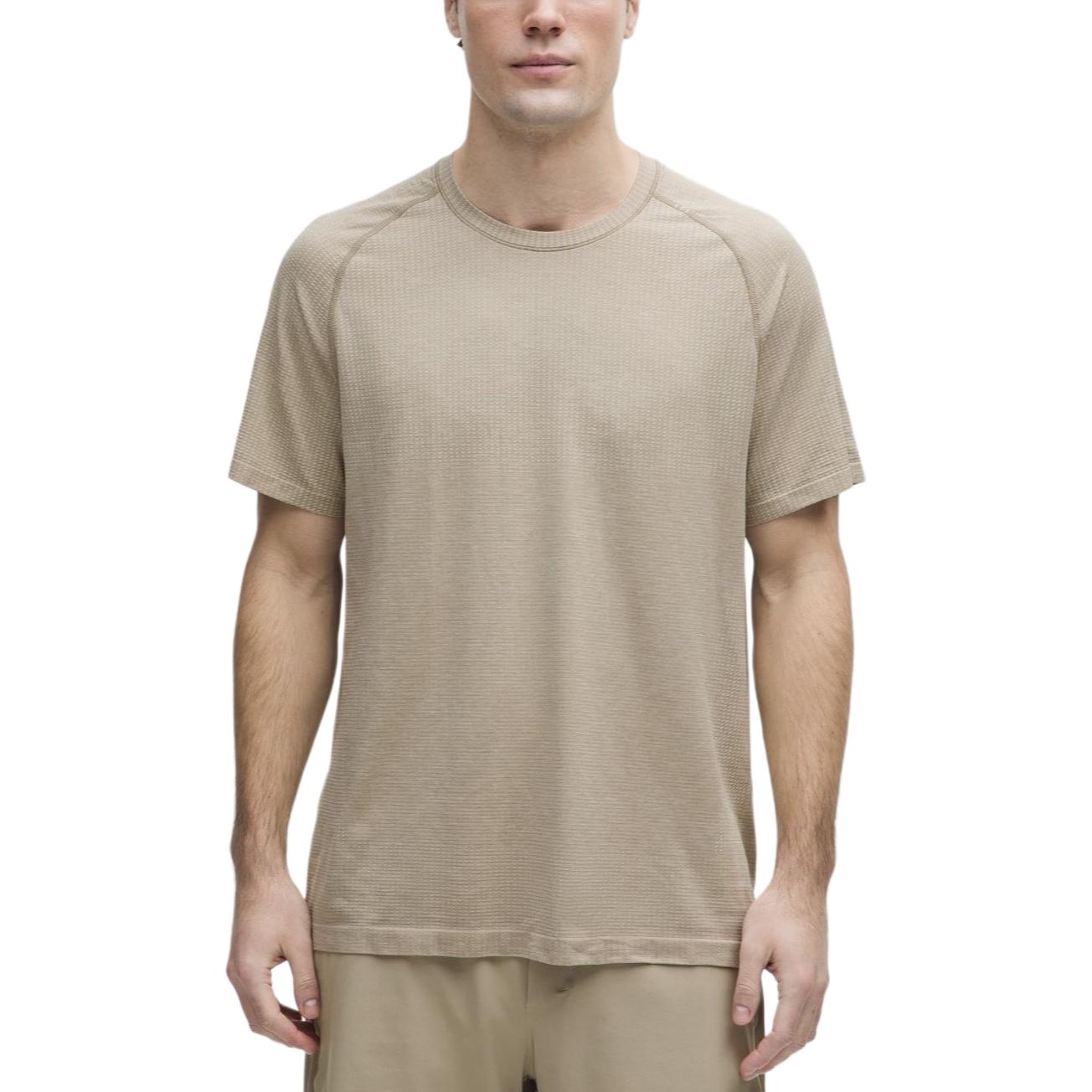 

Мужская футболка Metal Vent Tech Lululemon, светло-слоновая кость/коричневый