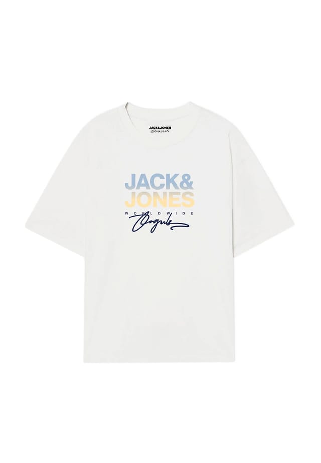 

Хлопковая футболка Originals By Jack & Jones, белый