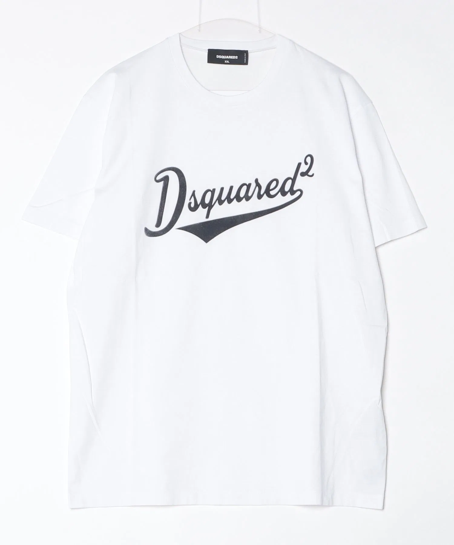 Унисекс футболка с логотипом DSQUARED2 белая