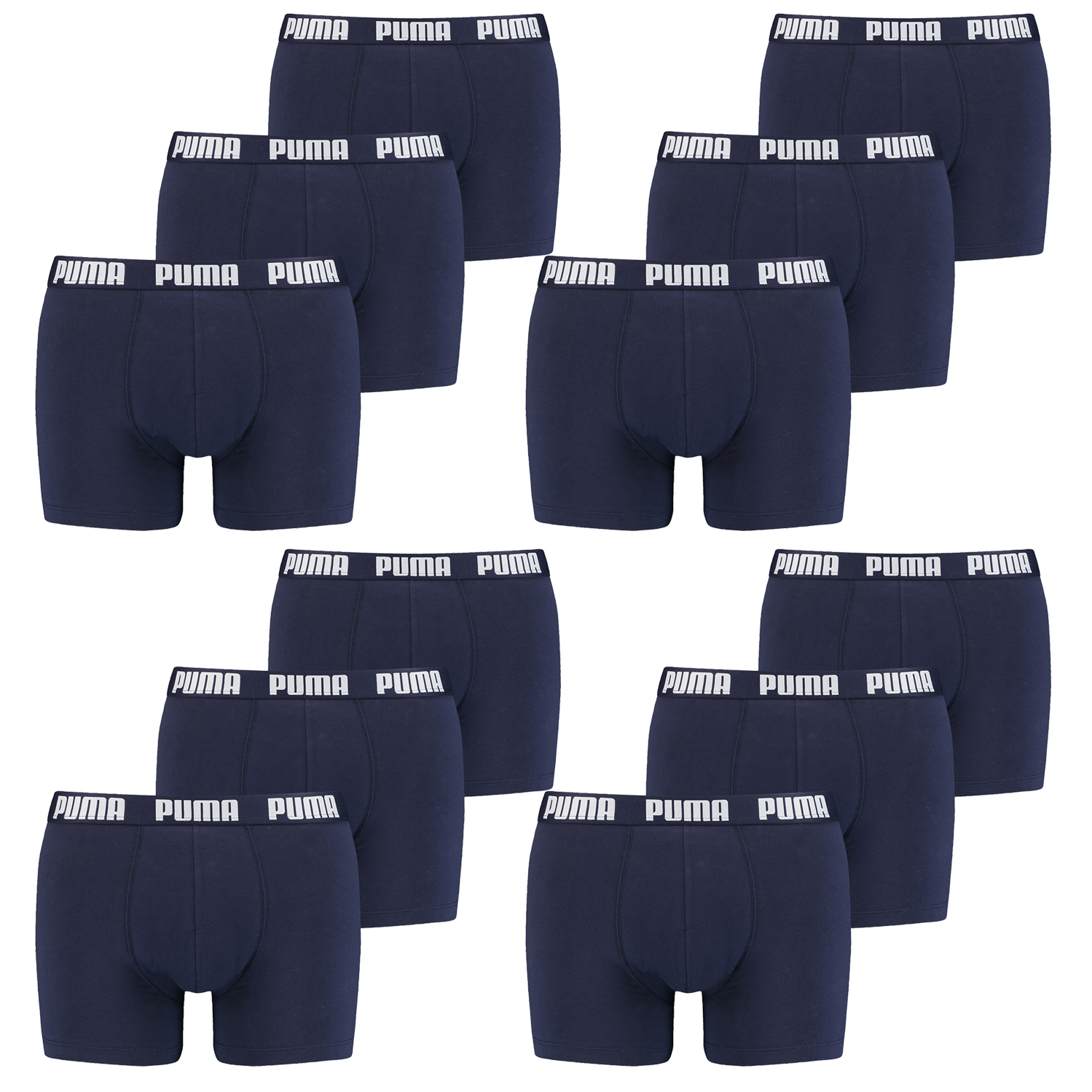 

Боксеры Puma Boxershorts PUMA EVERYDAY BOXER 12P, цвет 002 - Navy