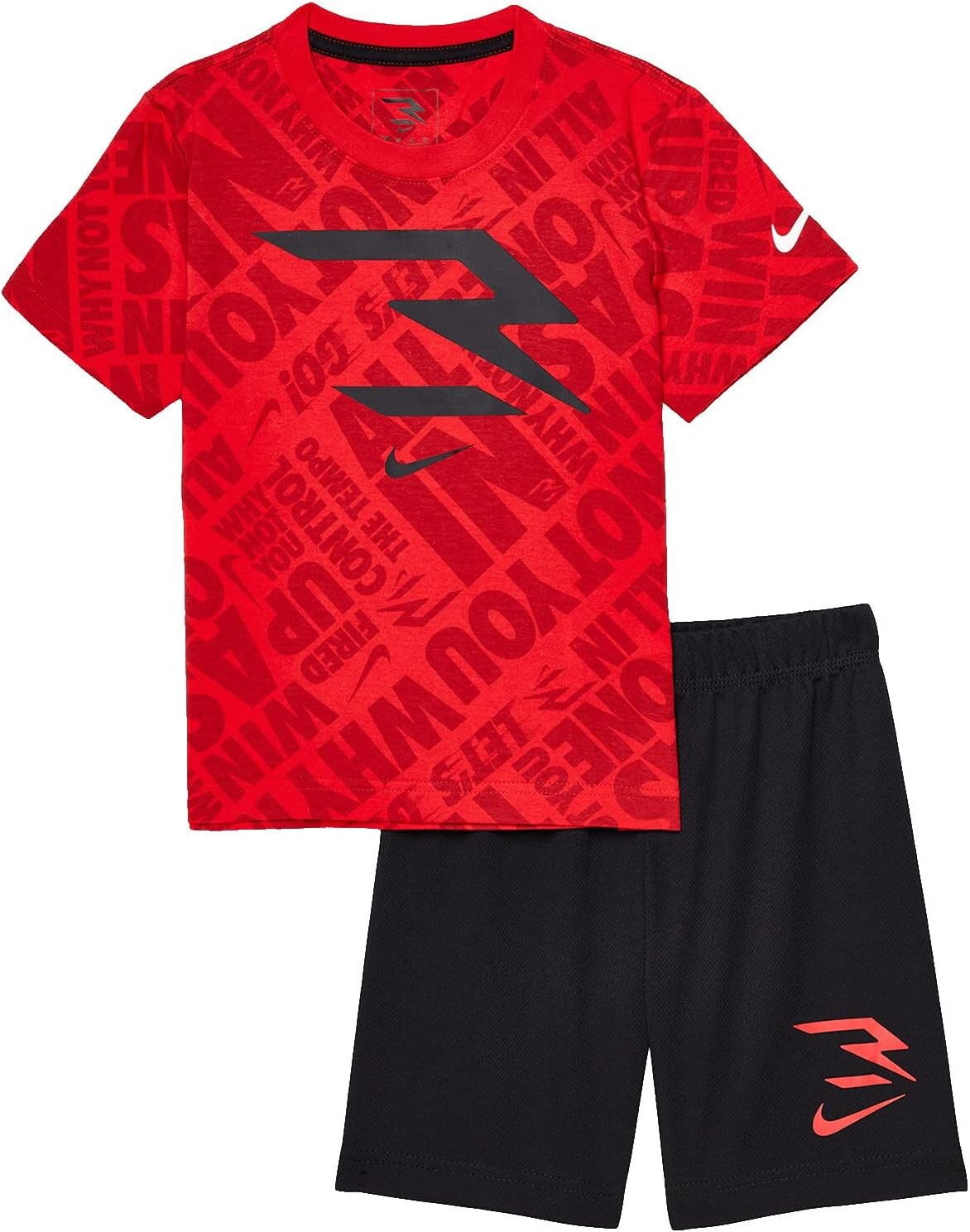

Детский набор Nike My Words Short Set, цвет University Red