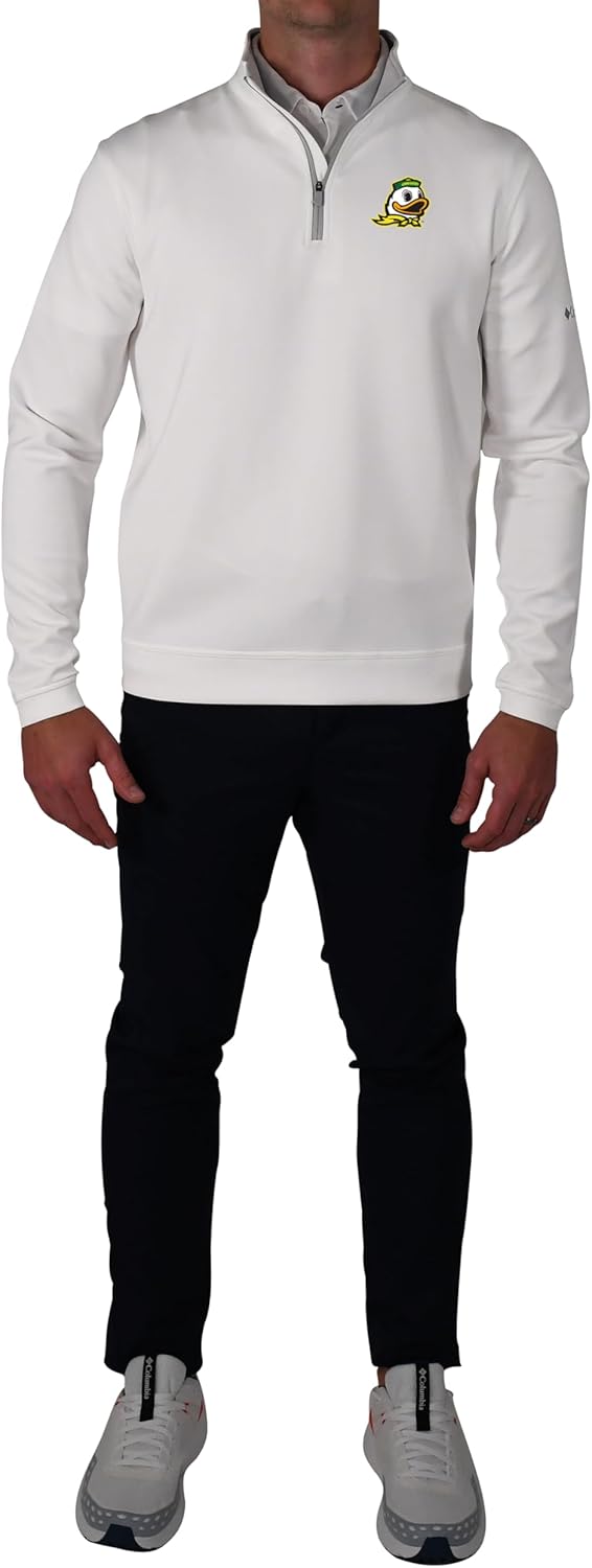 

Толстовка Columbia Univ of Oregon Golf Men's Performance Wickhams Hills Pullover, White