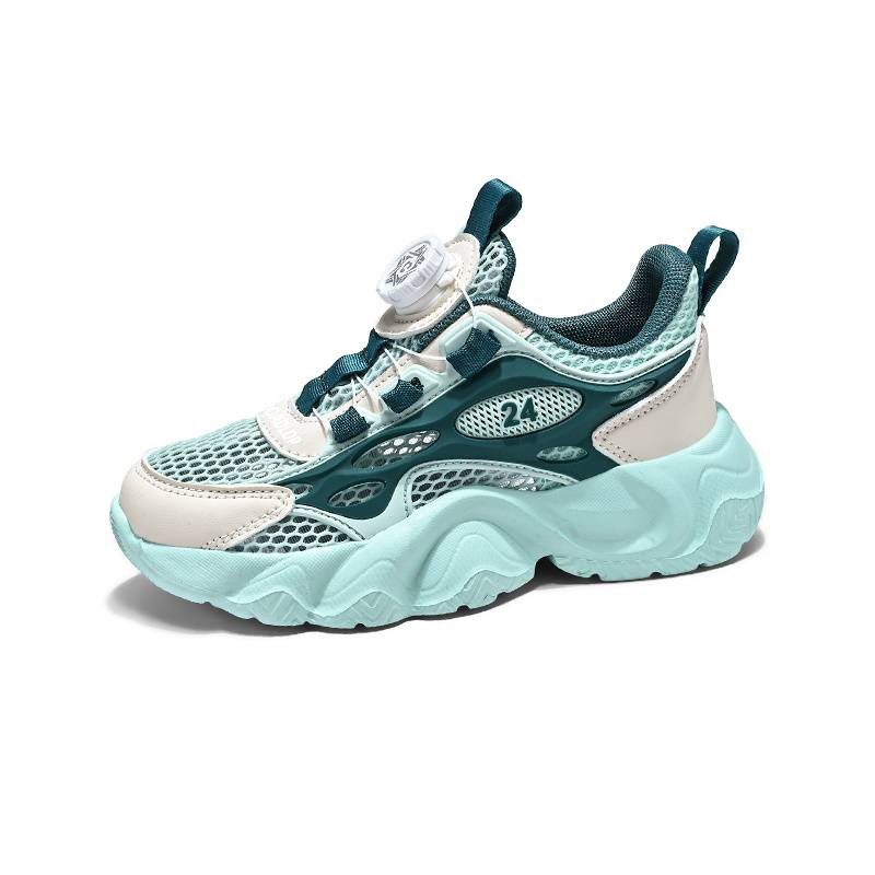 

Нескользящие, легкие, амортизирующие, низкие, детские, подростковые кроссовки TROADLOP, мятный/зеленый