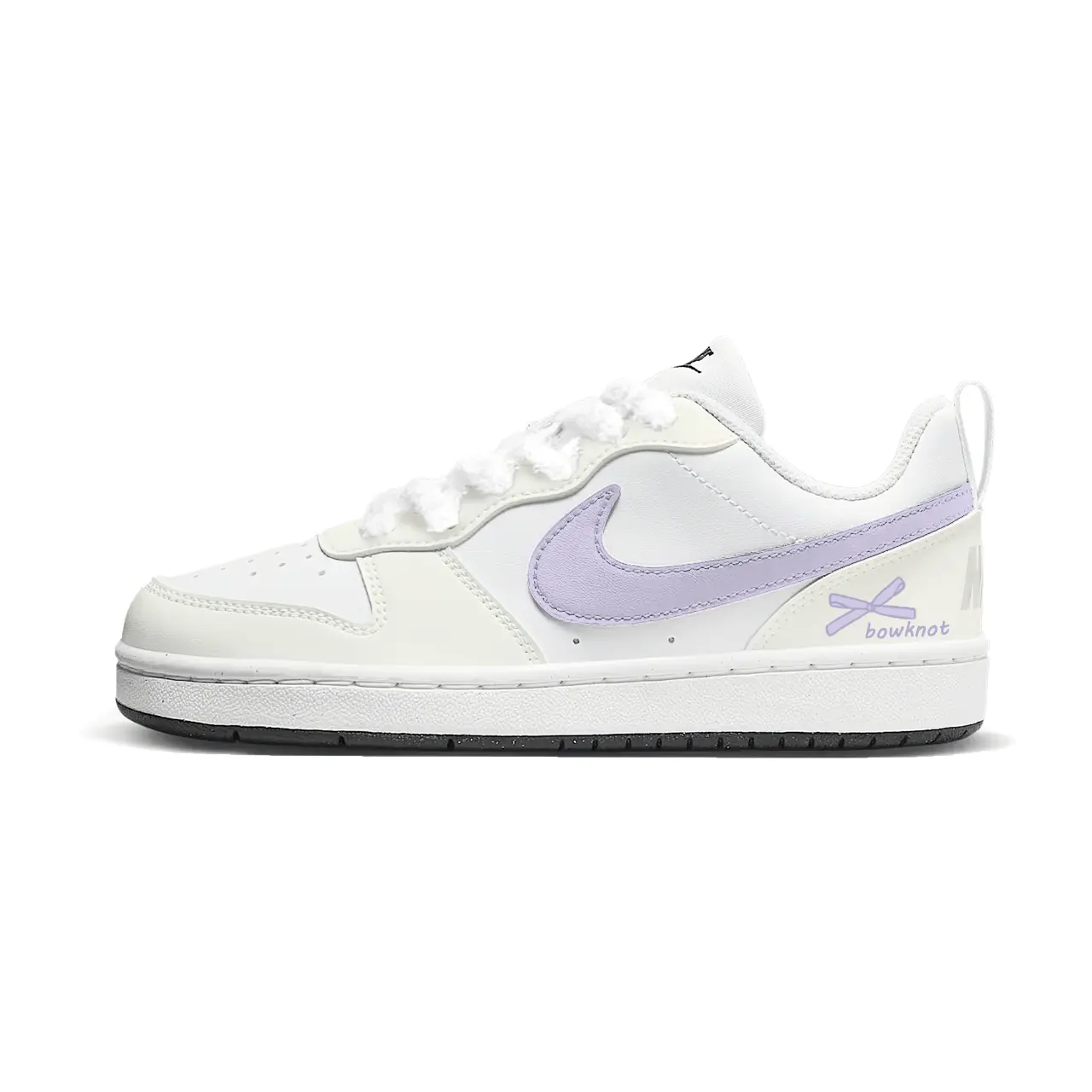 

Nike Court Borough Perilla Leaves Low top детские скейтборд кроссовки Yellow Purple Unisex