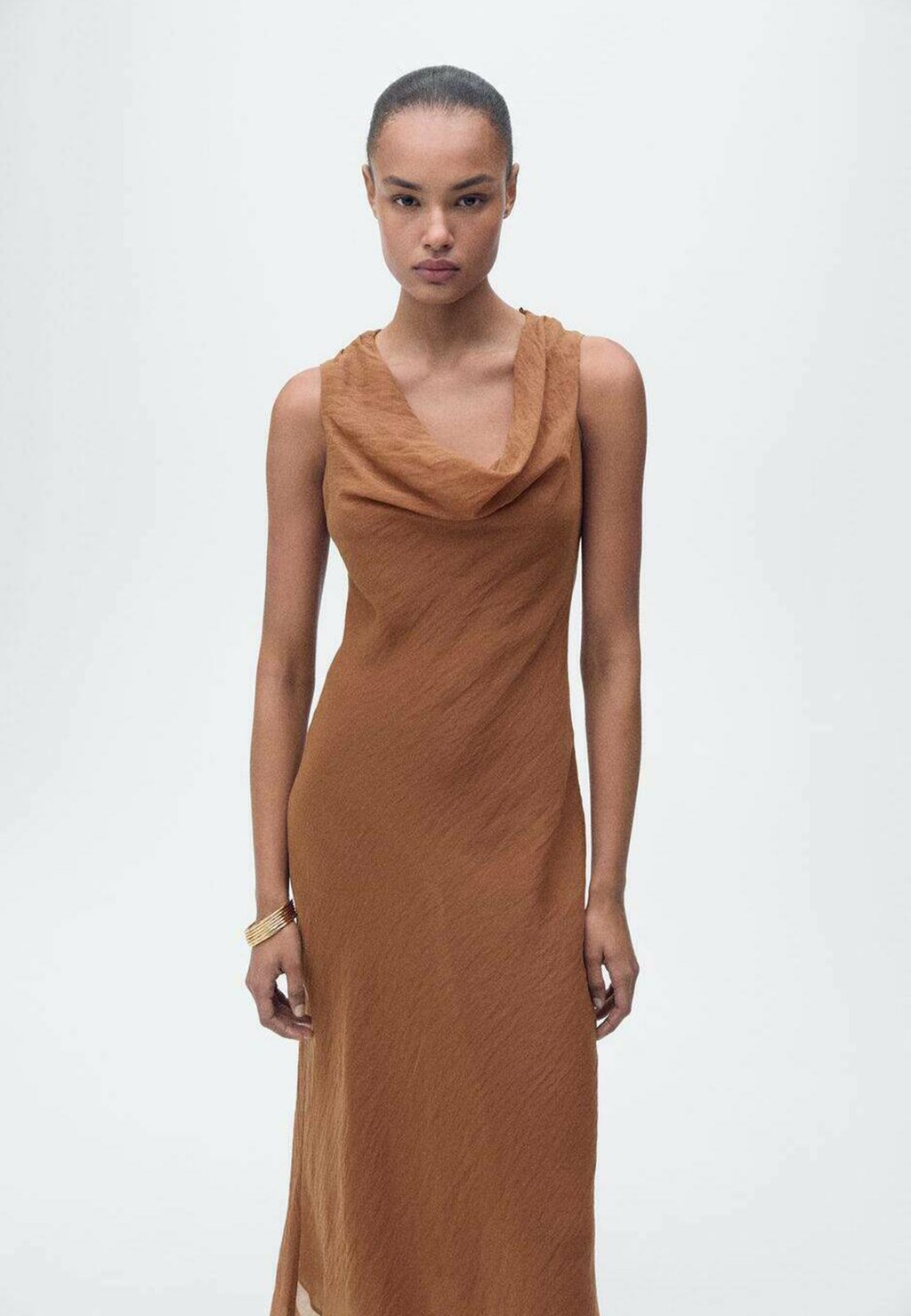 

Повседневное платье CLEO Mango, коричневый