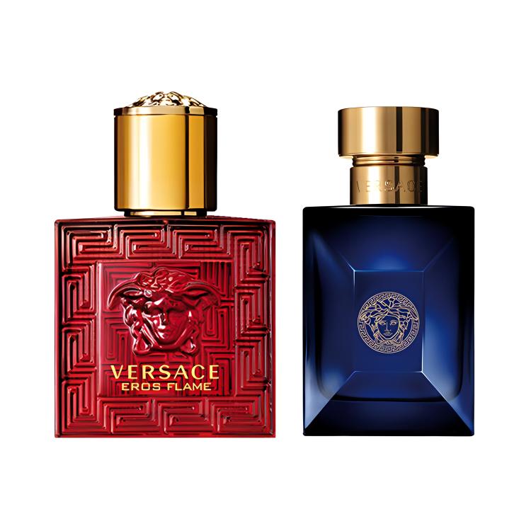 Набор пробников туалетной воды glamor blue red men's, два флакона по 5 мл VERSACE, Dylan Men's Perfume+светло-Breeze Perfume 5ml*2 — фото 2
