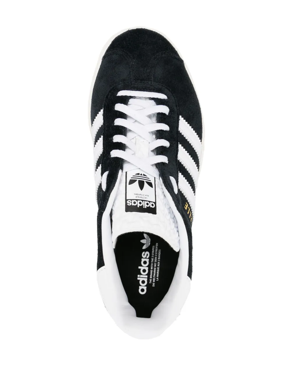 Кроссовки Gazelle Bold на платформе Adidas, черный — фото 4