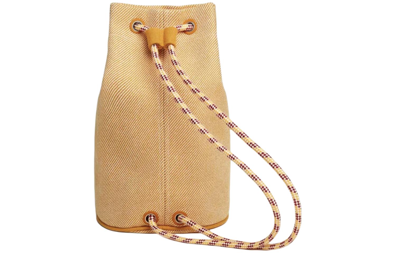 HERMES Сумка для хранения Les Cabanes Canvas 1D Desert Sand Yellow, 1D Desert Sand Yellow — фото 3