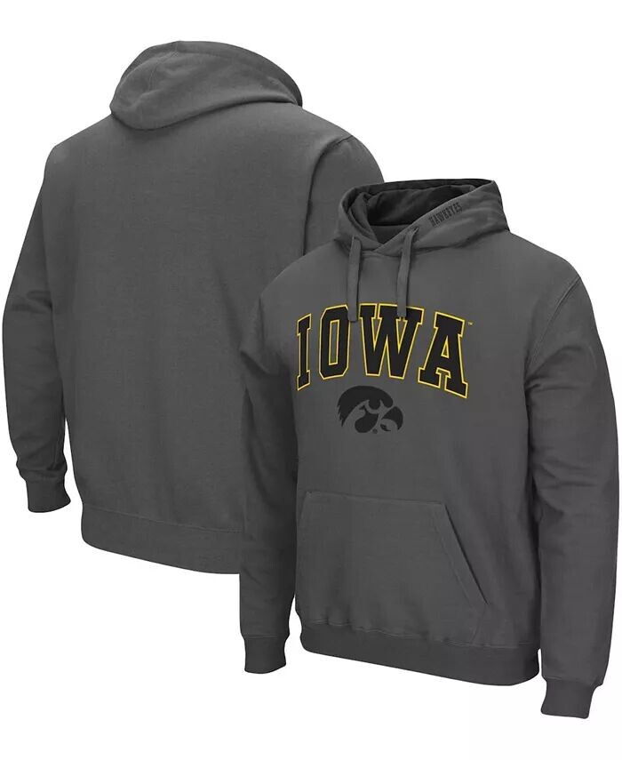 

Мужская толстовка с капюшоном Iowa Hawkeyes Arch Logo 3.0 Colosseum, серый