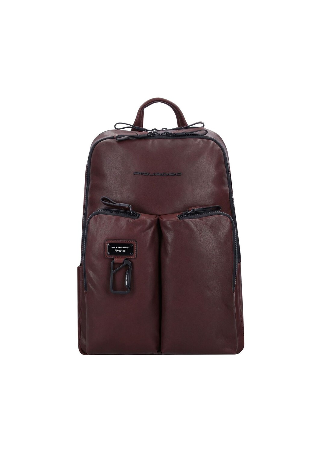 

Рюкзак Harper кожаный RFID 40 см с отделением для ноутбука PIQUADRO, цвет Dark Brown