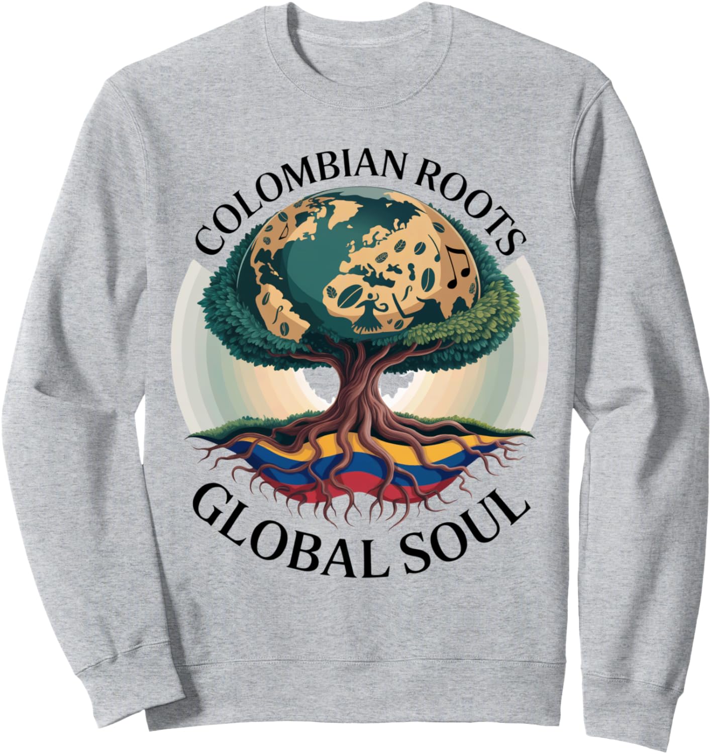 

Футболка с изображением флага Колумбии для мальчиков и девочек. Фирменная одежда с флагом Колумбии Womens Colombia Jersey For Men Colombian Flag, серый